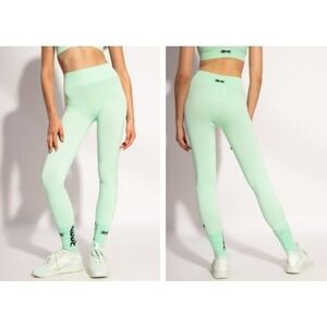 Reebok x Victoria Beckham High-Rise Performance Leggings Size Small EUC Green